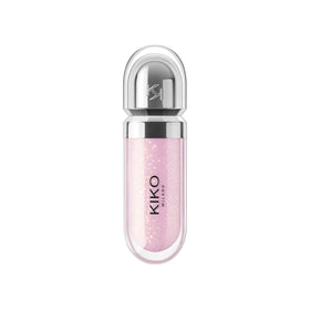 Kiko Milano 3D Hydra Lip Gloss 27 Pearly Lavender applicator close-up