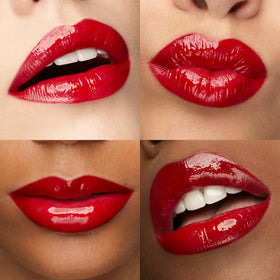 Kiko Milano 3D Hydra Lip Gloss Cherry Red swatch on skin