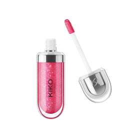 Kiko Milano 3D Hydra Lip Gloss Sparkling Strawberry with applicator