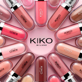 Kiko Milano 3D Hydra Lipgloss 17 in various colours display