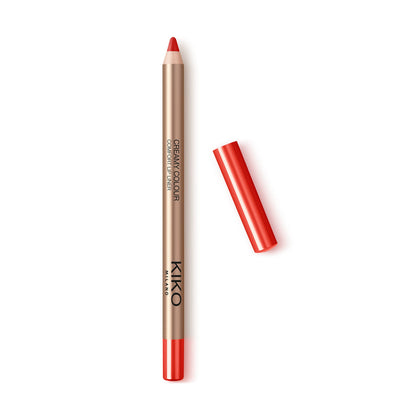Kiko Milano Creamy Colour Comfort Lip Liner 16 front view with rich colour