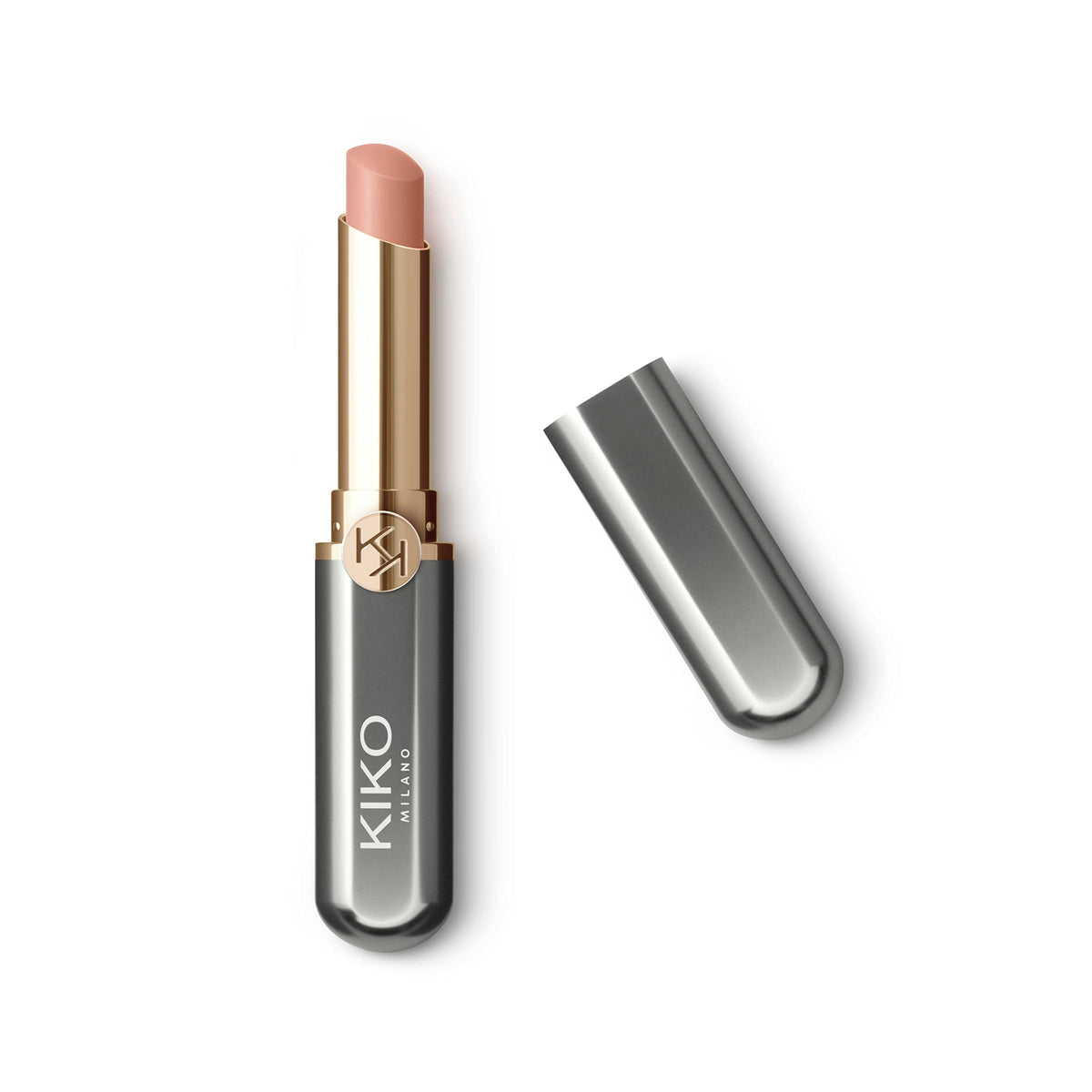 Kiko Milano Unlimited Stylo Lipstick 01 front view with creamy texture