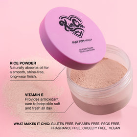 Kimchi Chic Loose Setting Powder in makeup routine