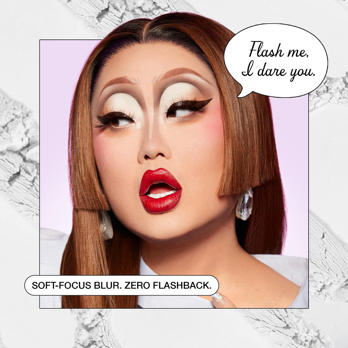 Kimchi Chic Loose Setting Powder on makeup vanity