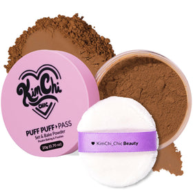 Kimchi Chic Puff Puff Pass Loose Setting Powder 06 Almond front view