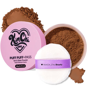 Kimchi Chic Puff Puff Pass Loose Setting Powder Cocoa front view