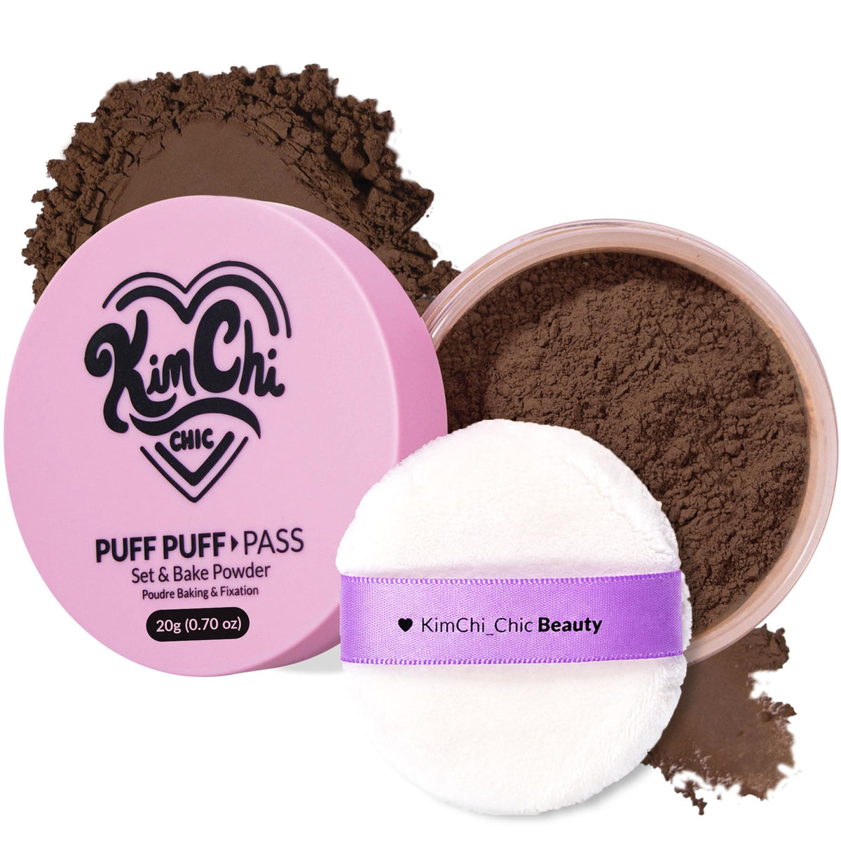 Kimchi Chic Puff Puff Pass Loose Setting Powder front view