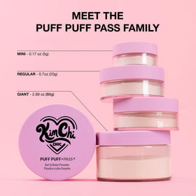 Kimchi Chic Puff Puff Pass Loose Setting Powder in lifestyle setting