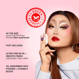 Kimchi Chic Puff Puff Pass Loose Setting Powder on skin
