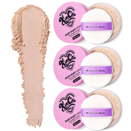 Kimchi Chic Puff Puff Pass Setting Powder 3-pack front view