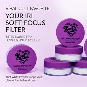 Kimchi Chic Setting Powder 109g lifestyle scene on vanity