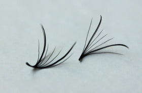 Kimeyelashes 1000 premade fans packaging details