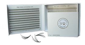Kimeyelashes 5D Wispy Fish Tail Premade Fans box front view