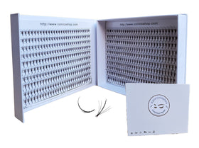 Kimeyelashes 600 Wispy Premade Fans box front view