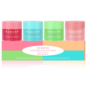 KIMUSE Overnight Lip Mask 4-Pack front view with berry scent