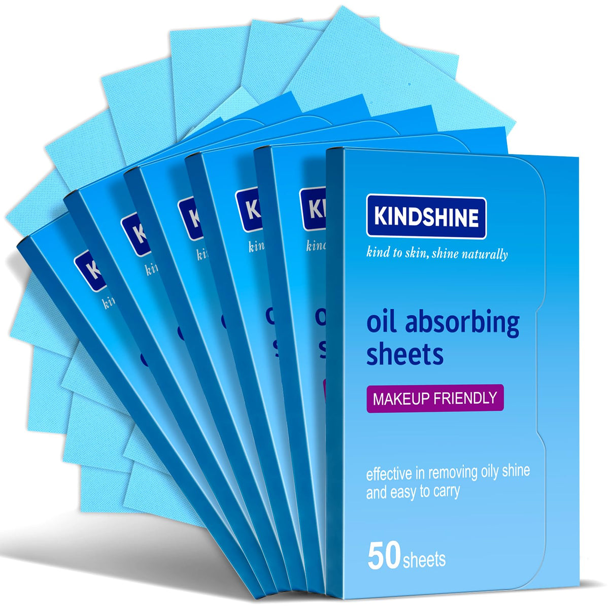 kindshine Oil Absorbing Sheets front view packaging
