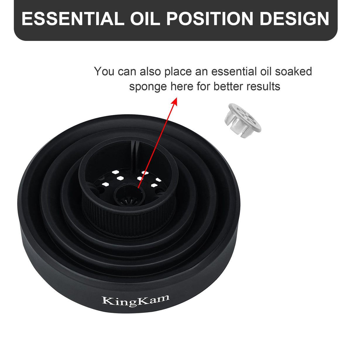 KingKam Hair Diffuser packaging and instructions