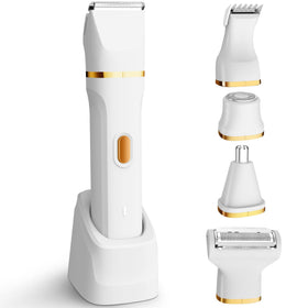 KINGTEE bikini trimmer being used in a shower setting