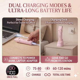 KINGTEE Bikini Trimmer in use in a bathroom setting