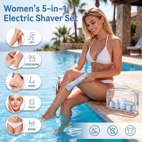 KINGTEE Bikini Trimmer showing USB charging port