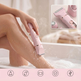KINGTEE Bikini Trimmer showing waterproof feature