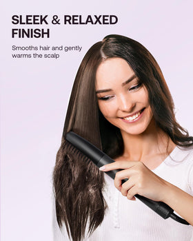 Kinked 5-in-1 Hot Air Styler Wrap lifestyle scene in a bathroom