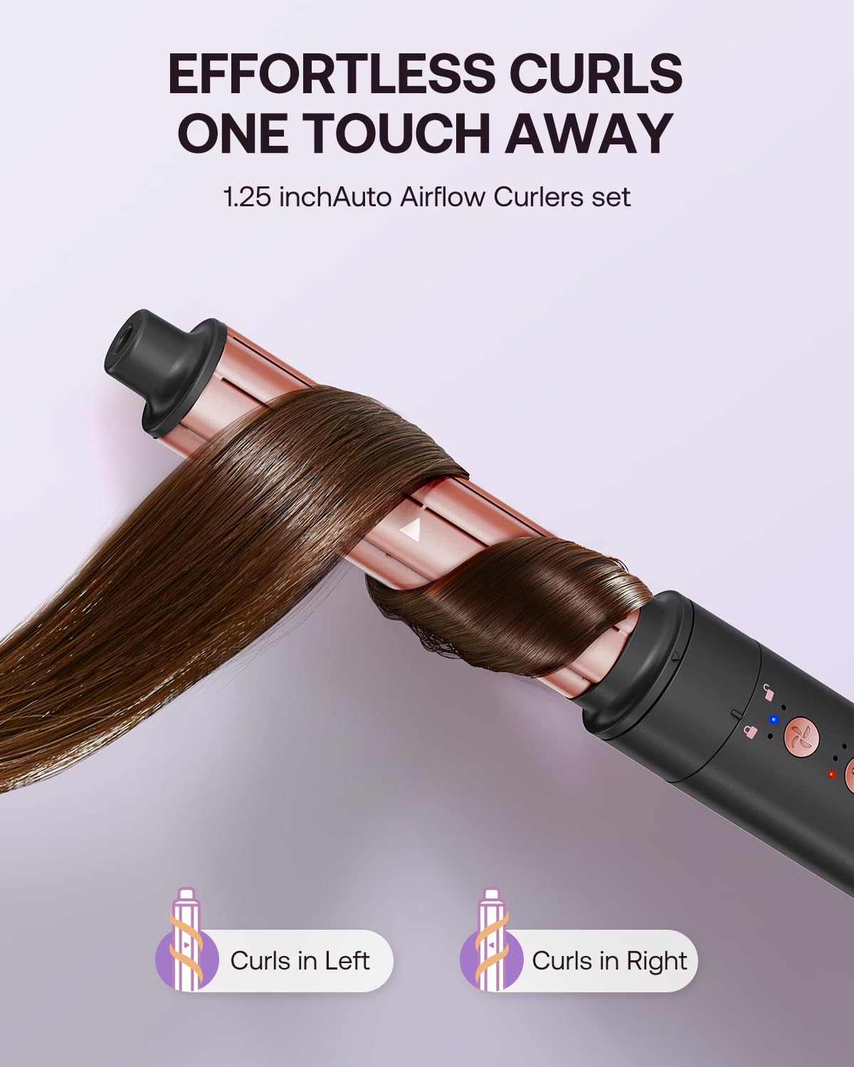 Kinked 5-in-1 Hot Air Styler Wrap side view showing controls