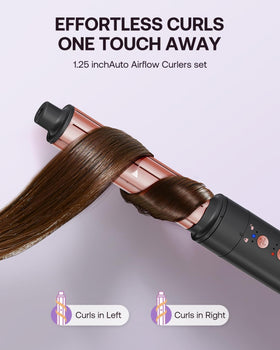 Kinked 5-in-1 Hot Air Styler Wrap side view showing controls