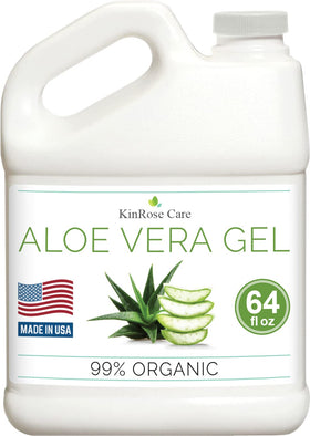 KinRose Care Aloe Vera Gel 64oz front view