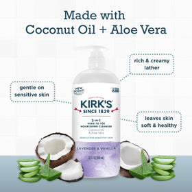 Kirk's 3-in-1 Head to Toe Nourishing Liquid Cleanser bubble bath scene