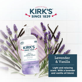 Kirk's 3-in-1 Head to Toe Nourishing Liquid Cleanser family-friendly use