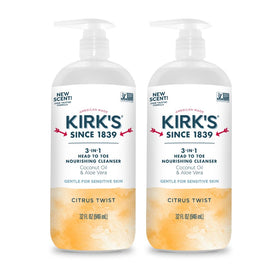 Kirk's 3-in-1 Nourishing Liquid Cleanser 32 Fl Oz front view