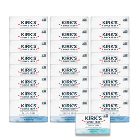 Kirk's Castile Bar Soap 4 oz bar front view with packaging