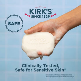 Kirk's Castile Bar Soap ingredients list