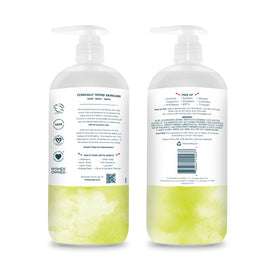 Kirk's Nourishing Cleanser pump bottle side view