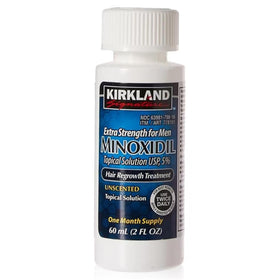 KIRKLAND Minoxidil for Men 5% 2-ounce bottle front view