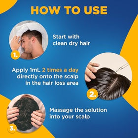 KIRKLAND Minoxidil for Men 5% bottle back view