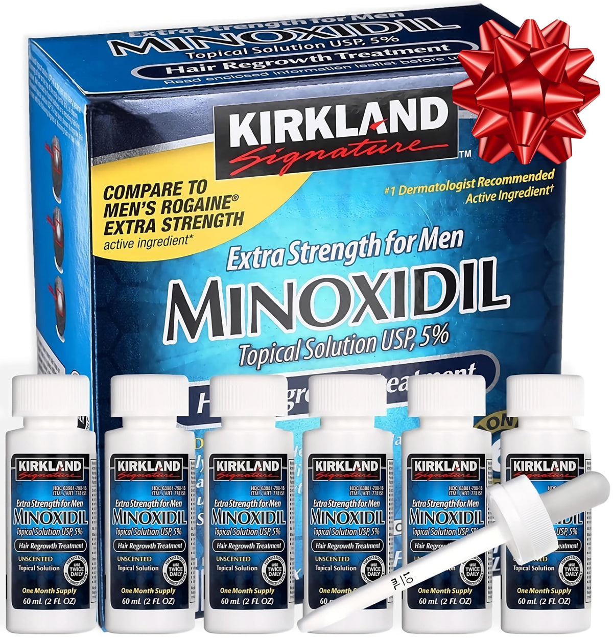 KIRKLAND Minoxidil Liquid Hair Regrowth 5% front view