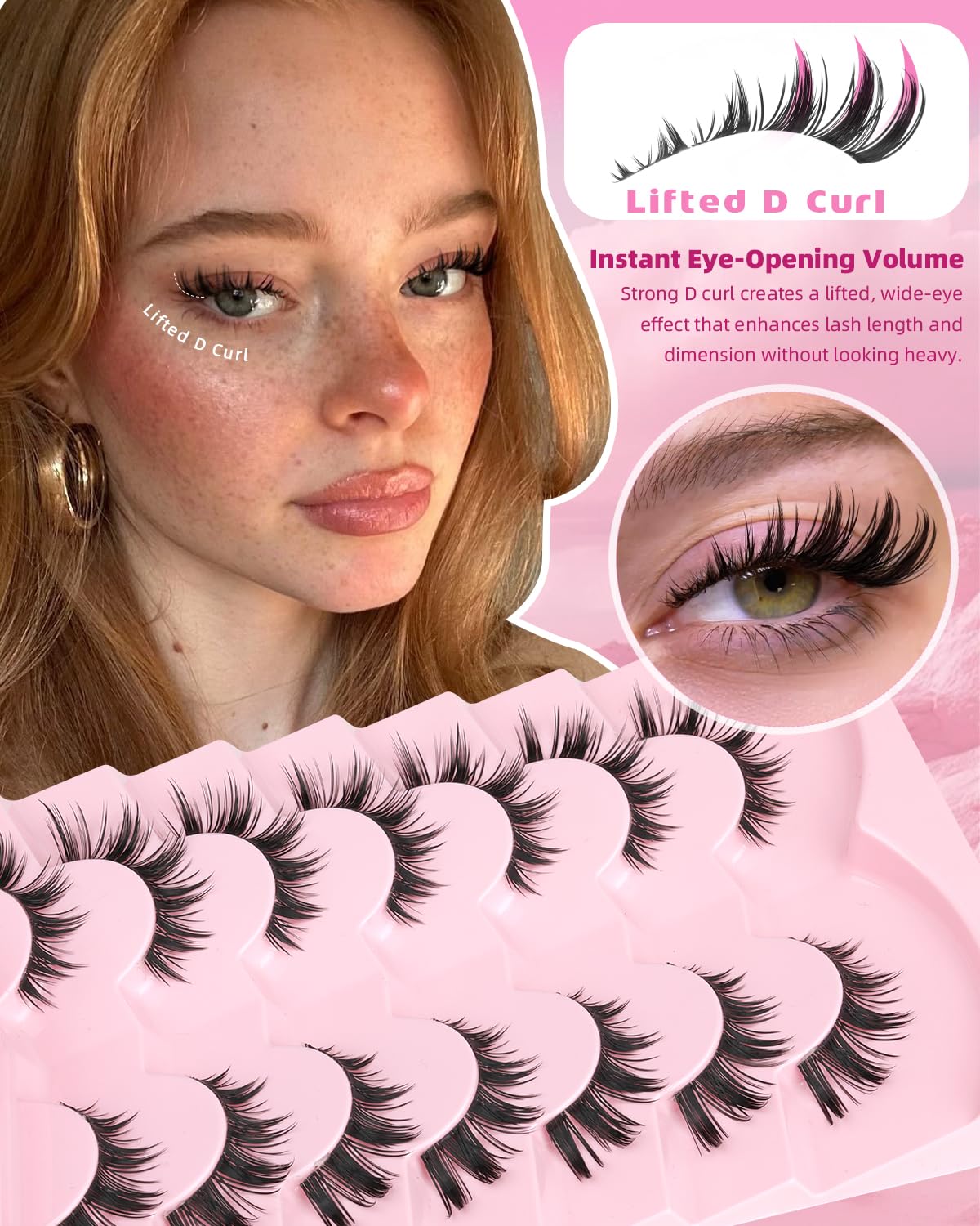 Kiromiro Bunny Lashes packaging with 7 pairs