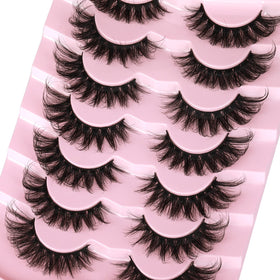 Kiromiro Fluffy 6D Mink False Eyelashes close-up