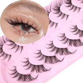 Kiromiro Fox Eye False Eyelashes pack with 7 pairs