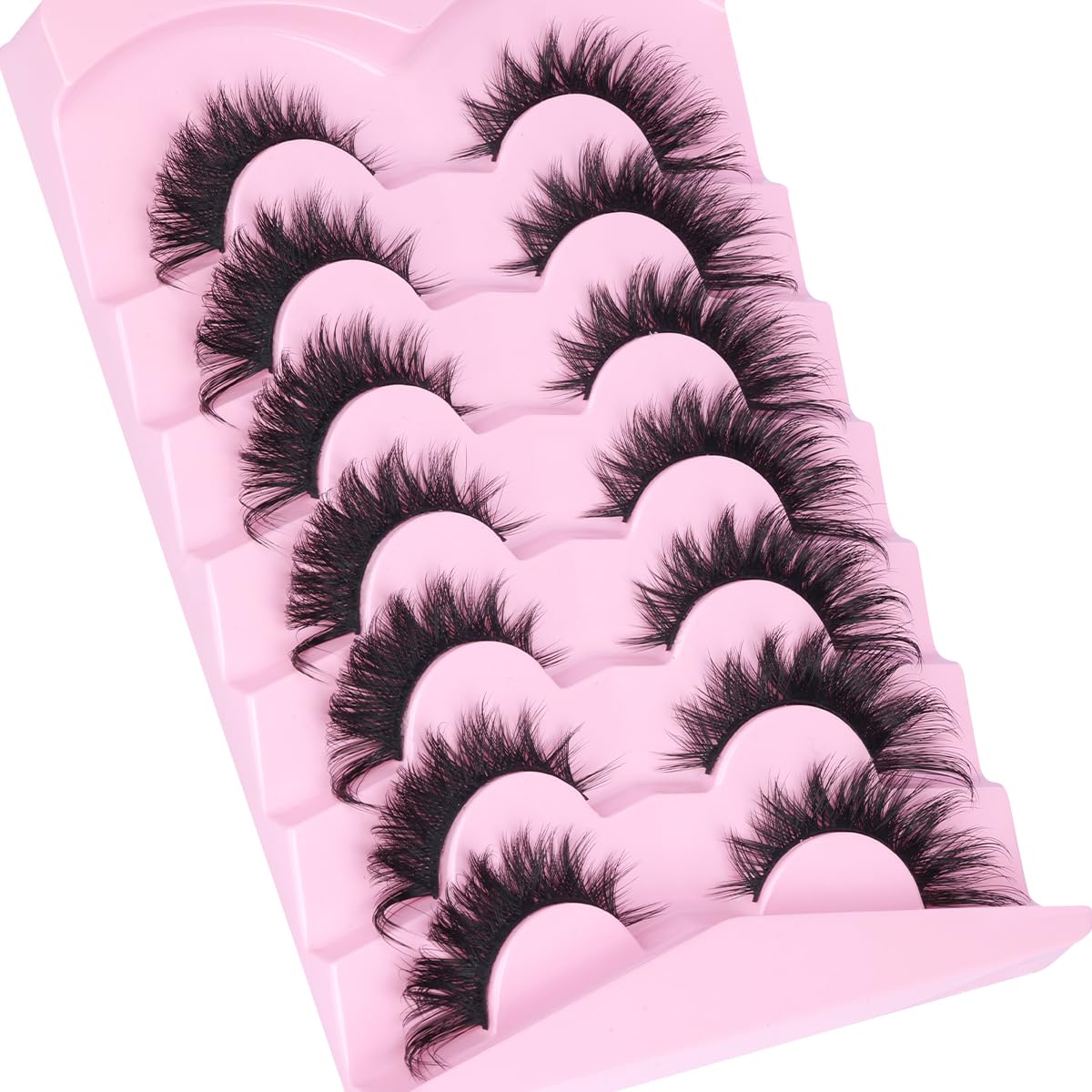 Kiromiro Fox Eye Lashes 18mm in a beauty setup with tools