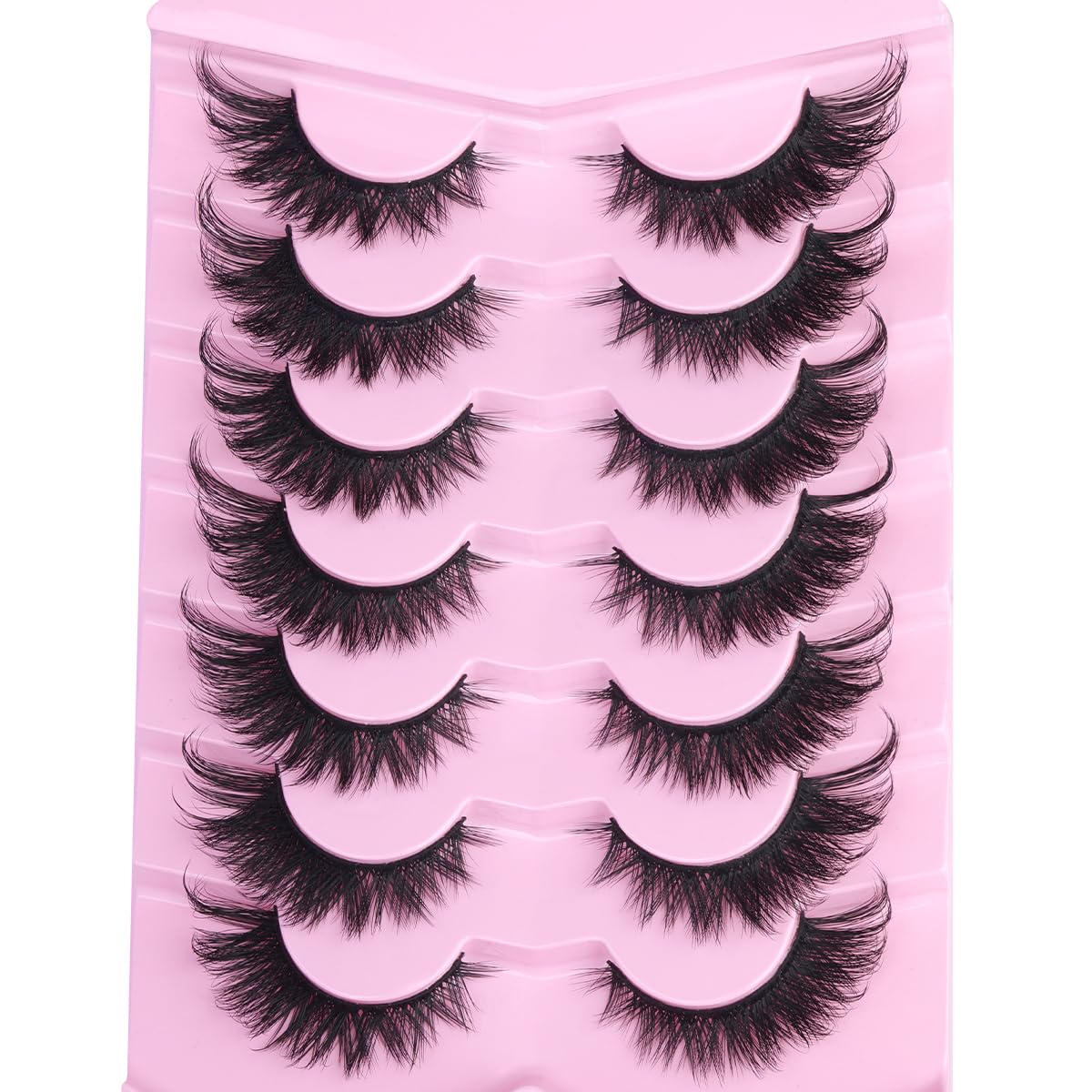 Kiromiro Fox Eye Lashes 18mm on a makeup table