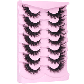 Kiromiro Fox Eye Lashes 18mm wispy texture close-up