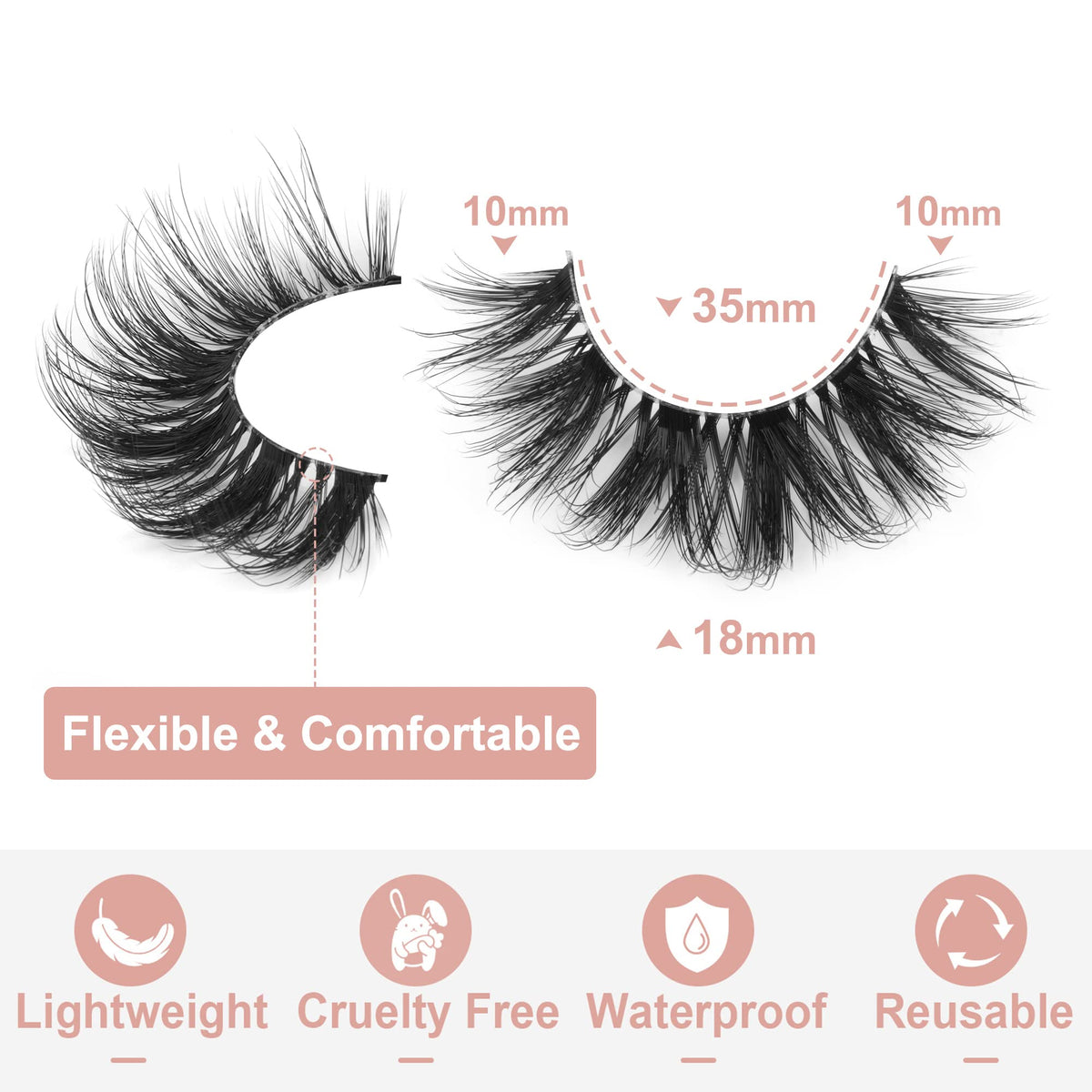 Kiromiro lashes displayed in packaging