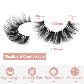 Kiromiro lashes displayed in packaging