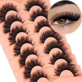Kiromiro Mink Lashes 18mm cat eye style front view