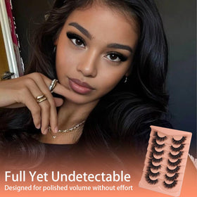 Kiromiro Mink Lashes packaging with 7 pairs displayed