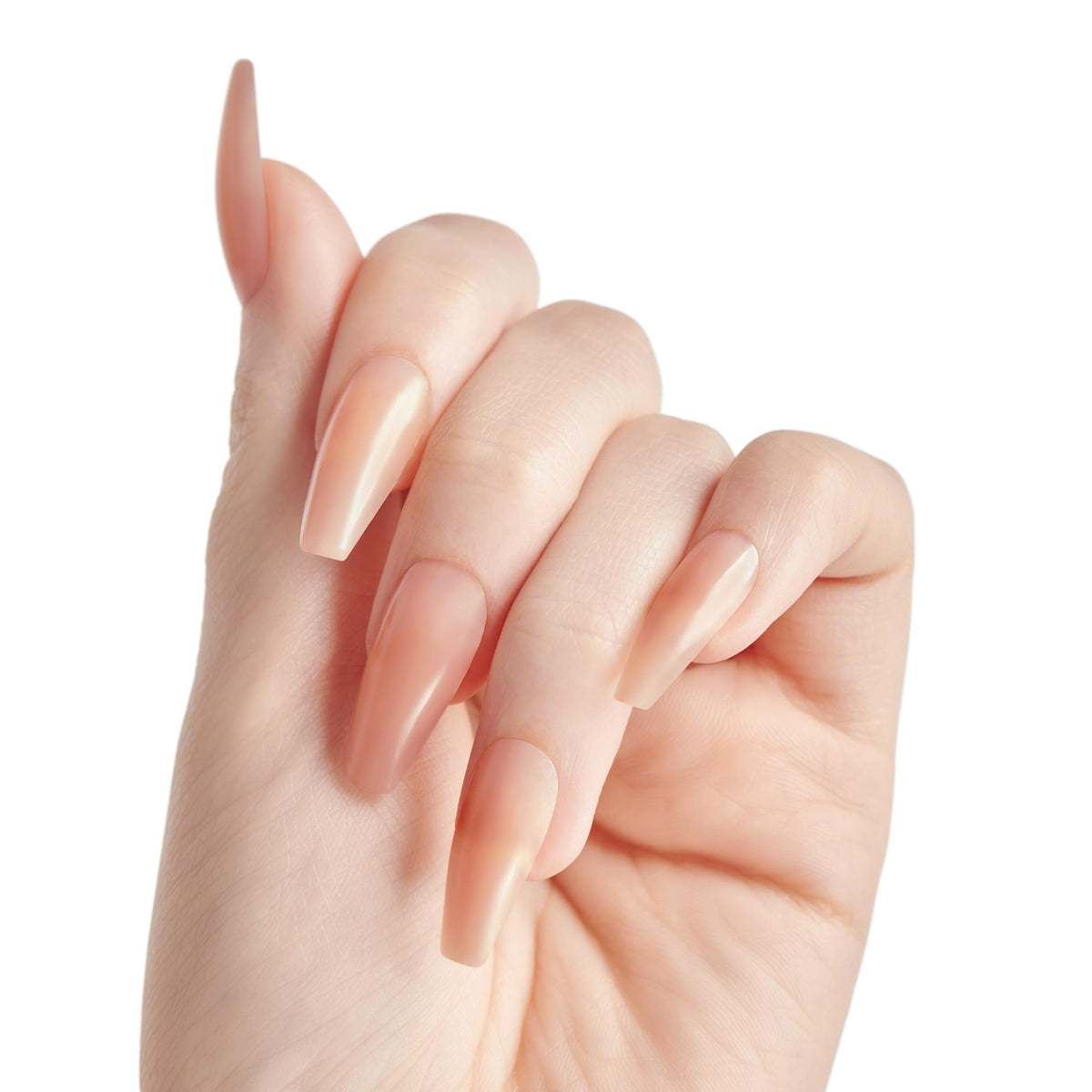 KISS Bare but Better Press On Nails Nude Drama application process