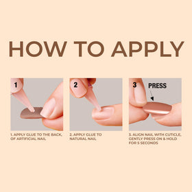 KISS Bare but Better Press On Nails Nude Drama side view